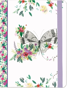 JOURNAL PAPILLON CHAMPETRE 16 x 21 CM