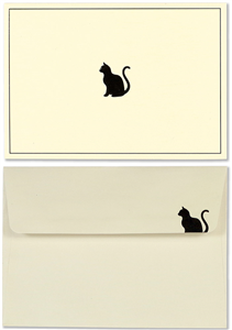 Set de cartes & enveloppes chat