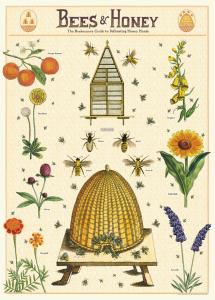 Poster - affiche Cavallini 50 x 70 cm abeilles 2