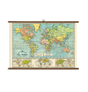 Tableau scolaire carte du monde