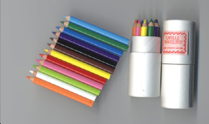 tubes de Crayons de couleurs 12 pieces = 1 boite