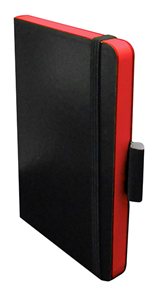 CARNET CHANTIER ROUGE FERMETURE ELASTIQUE INTERIEUR LIGNE
