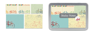 BOITE METAL ETIQUETTES CAVALLINI BICYCLETTE REPOSITIONNABLES