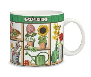 Grande tasse céramique jardinage