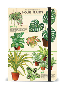 Carnet Cavallini plantes fermeture elastique ligne 10 x 15