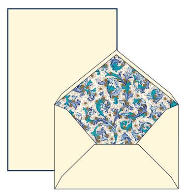 PAPIER A LETTRES cm.16 x 21,5 Boite 10/10