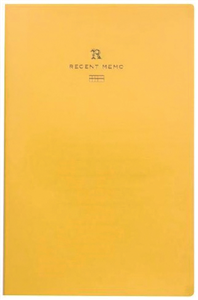 RECENT MEMO JAPONAIS LIFE JAUNE CARREAUX A5 130X200mm PAGES MICOPERFOREES