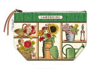 Trousse en toile jardin 15 x 22 cm