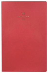 RECENT MEMO JAPONAIS LIFE ROUGE LIGNE PETIT A5 130 X 200 MM PAGES MICOPERFOREES