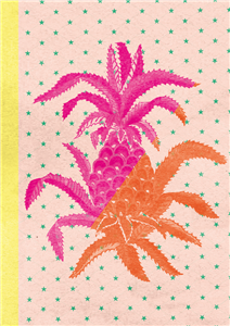 CARNET ANANAS 15x21 CM
