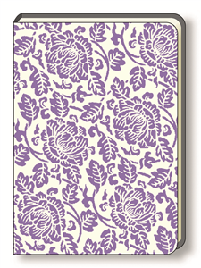 CAHIER SOUPLE FLEURS VIOLETTES cm.15x21