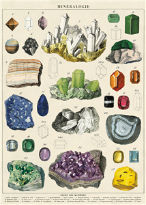 Poster - affiche Cavallini 50 x 70 cm mineralogie