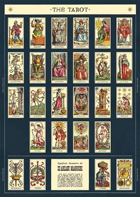 Poster - affiche Cavallini 50 x 70 cm tarot