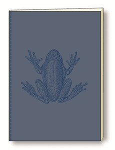 CAHIER SOUPLE COUSU GRENOUILLE cm.15x21