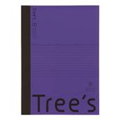 Trees notebook 60 pages B5 violet