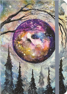 Petit journal lune mystique 13 x 18 cm