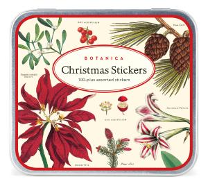 VINTAGE STICKERS CHRISTMAS BOTANICAL