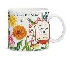 Grande tasse céramique fleur du jardin