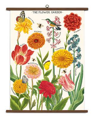 Tableau scolaire jardin de fleurs