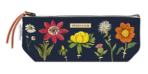 Petite trousse en toile herbarium 10 x 23 cm