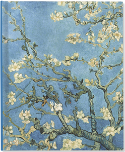 Livre d'or fleurs d'amandier van gogh 18.5 x 23 cm