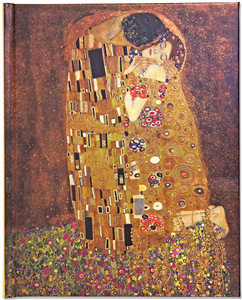 LIVRE D'OR LE BAISER DE KLIMT 18.5 X 23 CM