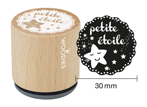 Woodies tampon petite étoile