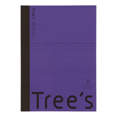 Trees notebook 60 pages B5 violet