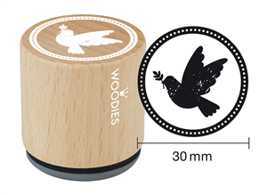 Woodies tampon Colombe de la paix