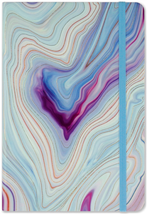 JOURNAL GRILLE DE POINTS 14,5x21 cm AGATE