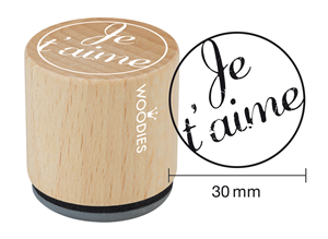 Woodies tampon Je t'aime