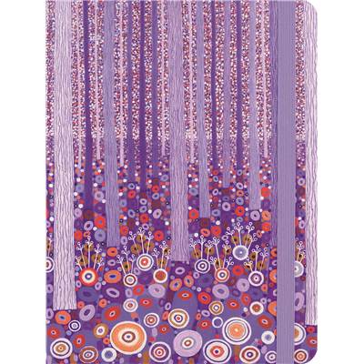 Journal foret violette 16 x 21 cm