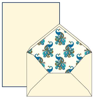 PAPIER A LETTRES cm.16 x 21,5 Boite 10/10