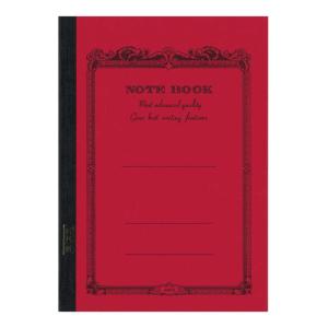 NOTE BOOK APICA BROCHE 18 X 24 CM ROUGE INTERIEUR LIGNE