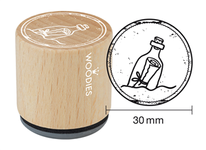 Woodies tampon Bouteille à la mer