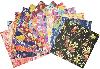 Origami coffret de 500 feuilles 15 x 15 cm - 12 motifs japonais assorties