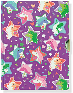 JOURNAL INTIME LICORNES ETOILES