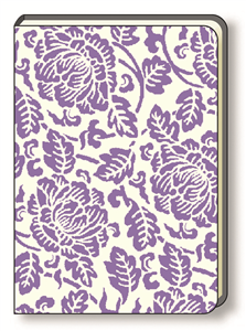CAHIER SOUPLE FLEURS VIOLETTES cm.7,5x10,5