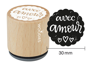 Woodies tampon avec amour