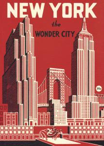 Poster - affiche Cavallini 50 x 70 cm new york