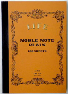 CARNET JAPONAIS LIFE CAMEL NOBLE NOTE DOS CARRE 128X182 MM - 200 P