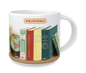 Grande tasse céramique bibliothèque