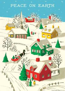 POSTER - AFFICHE CAVALLINI 50 X 70 PEACE ON EARTH