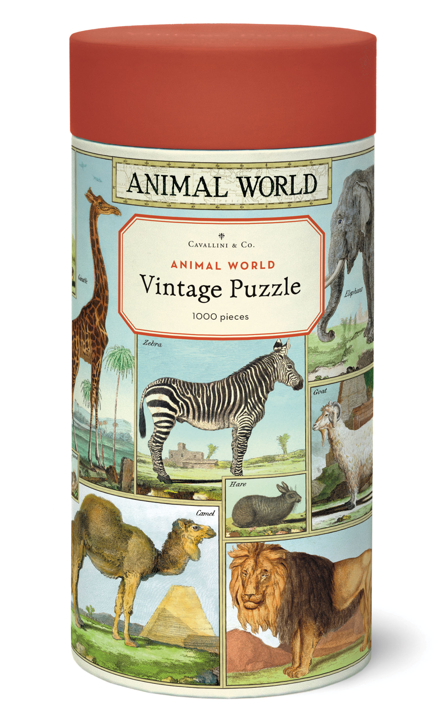 Puzzle 1000 pièces animaux 55 x 70 cm