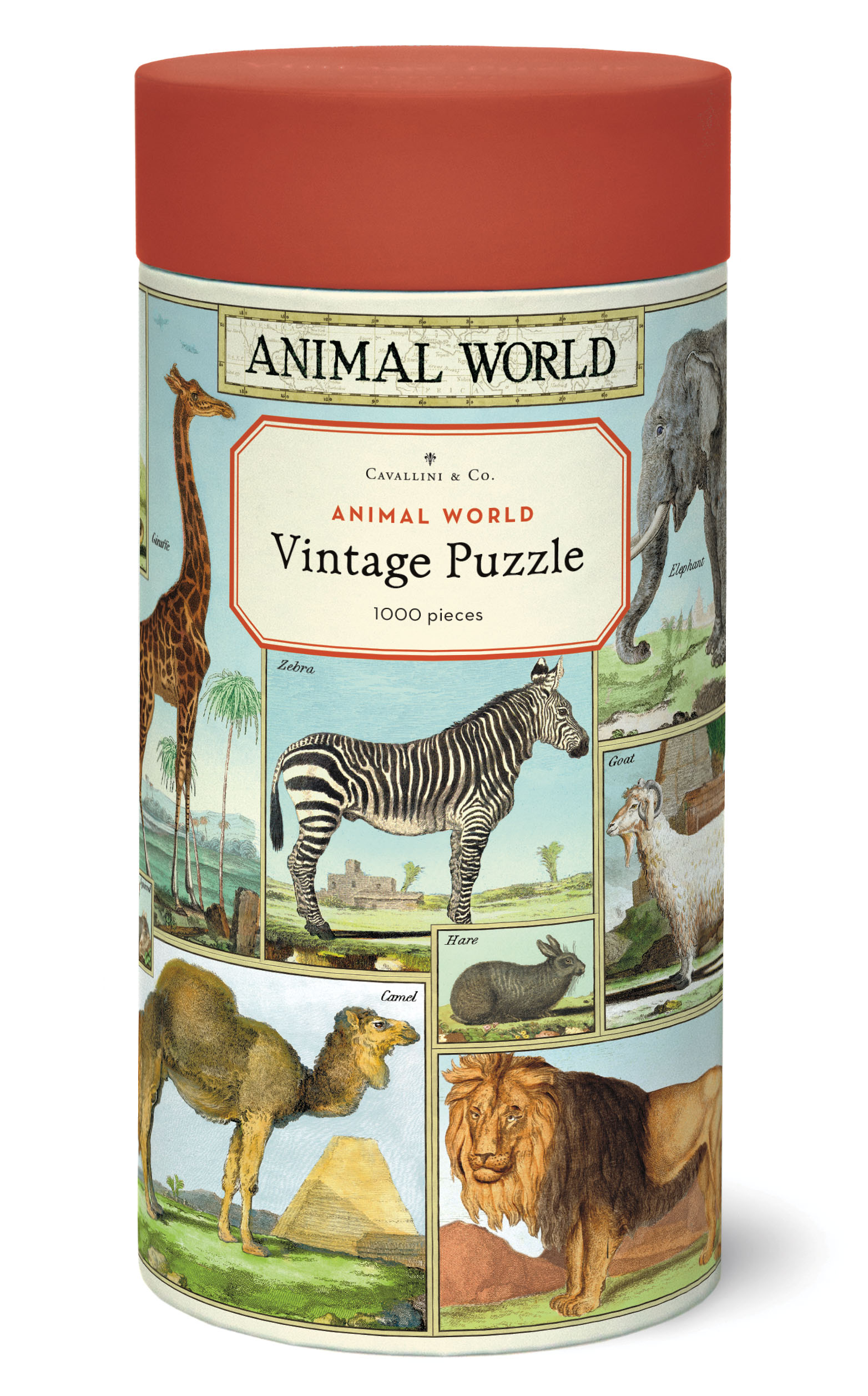 Puzzle 1000 pièces animaux 50 x 70 cm