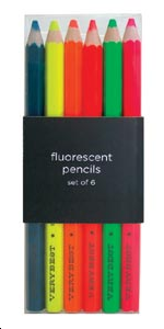 LOT CRAYONS DE CHARPENTIERS FLUORESCENTS