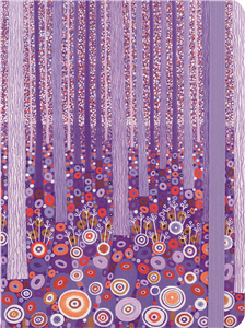 Journal foret violette 16 x 21 cm