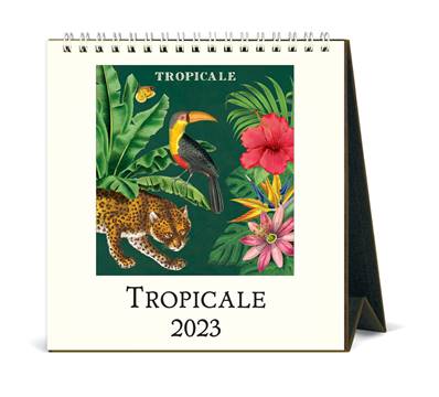 Calendrier chevalet 2023 tropical