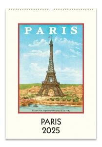 Calendrier mural 2025 Paris