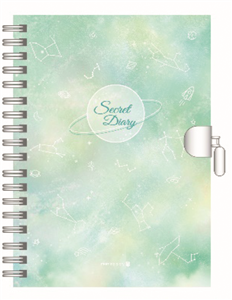JOURNAL INTIME CONSTELLATIONS VERT
